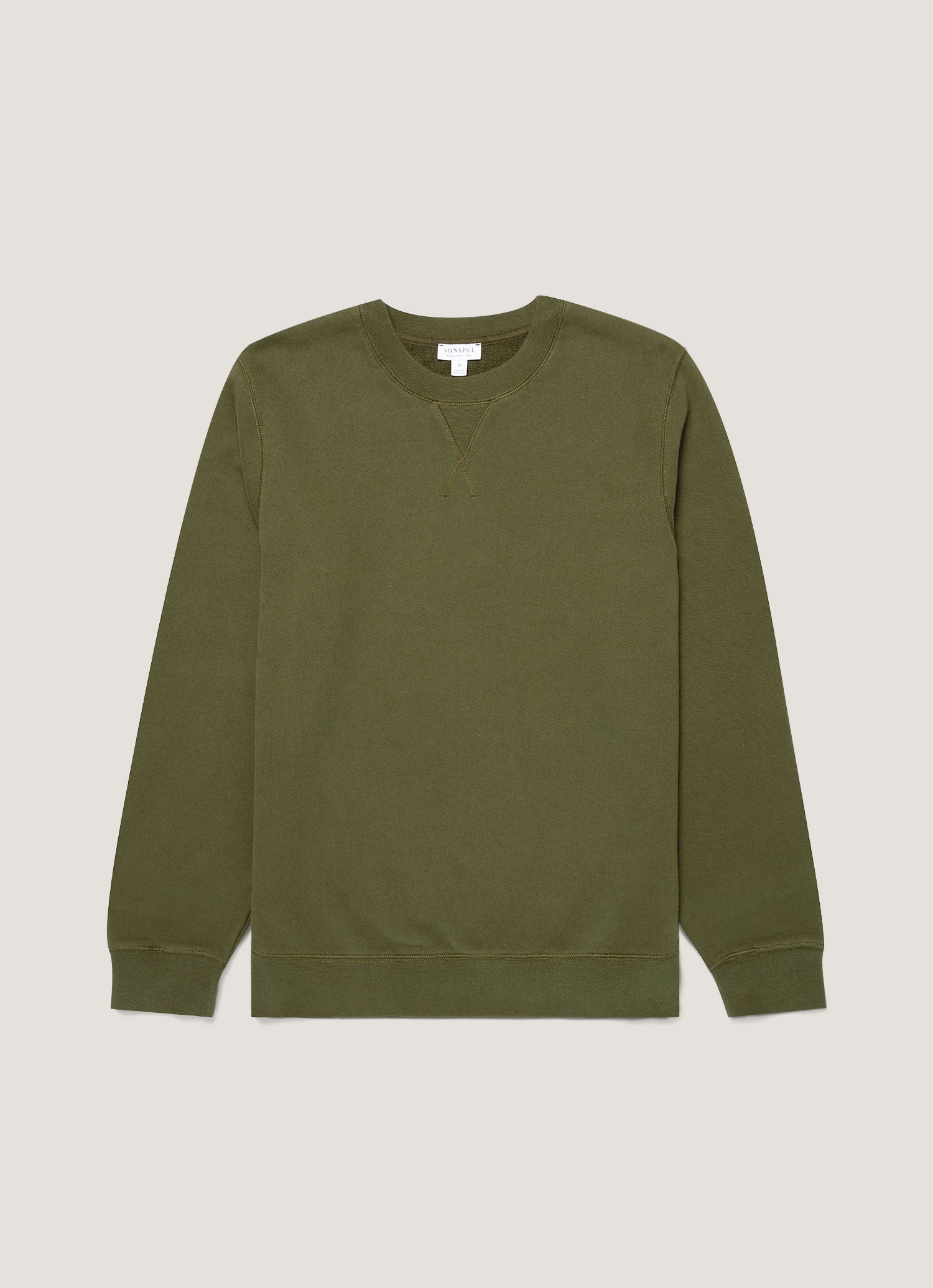 Men's Loopback Sweatshirt in Deep Olive