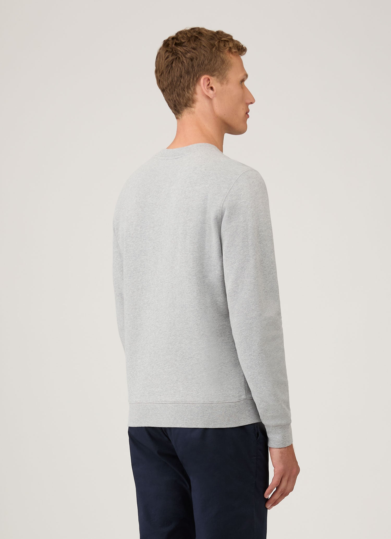 Men's Loopback Sweatshirt in Grey Melange