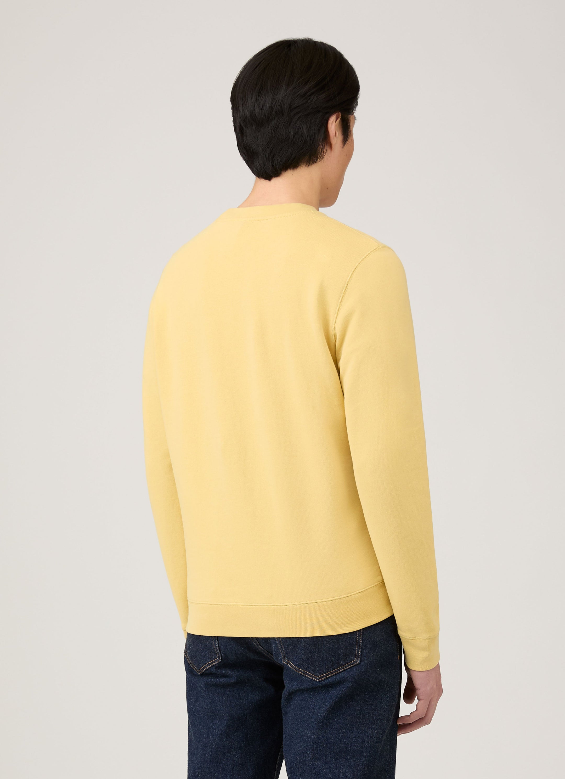 Men's Loopback Sweatshirt in Dusty Yellow