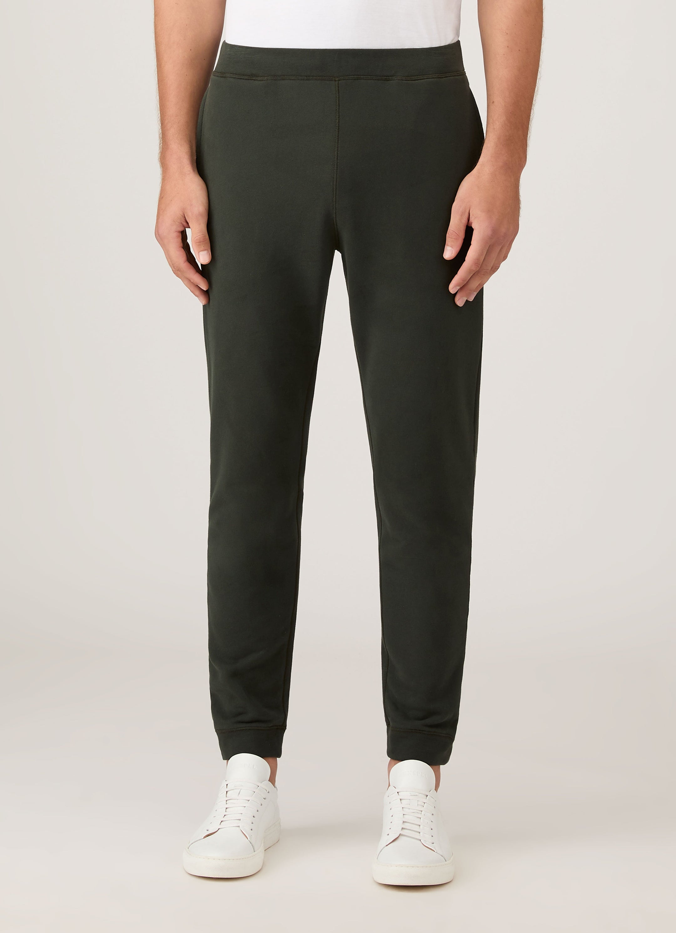 Men's Loopback Sweatpants in Dark Green
