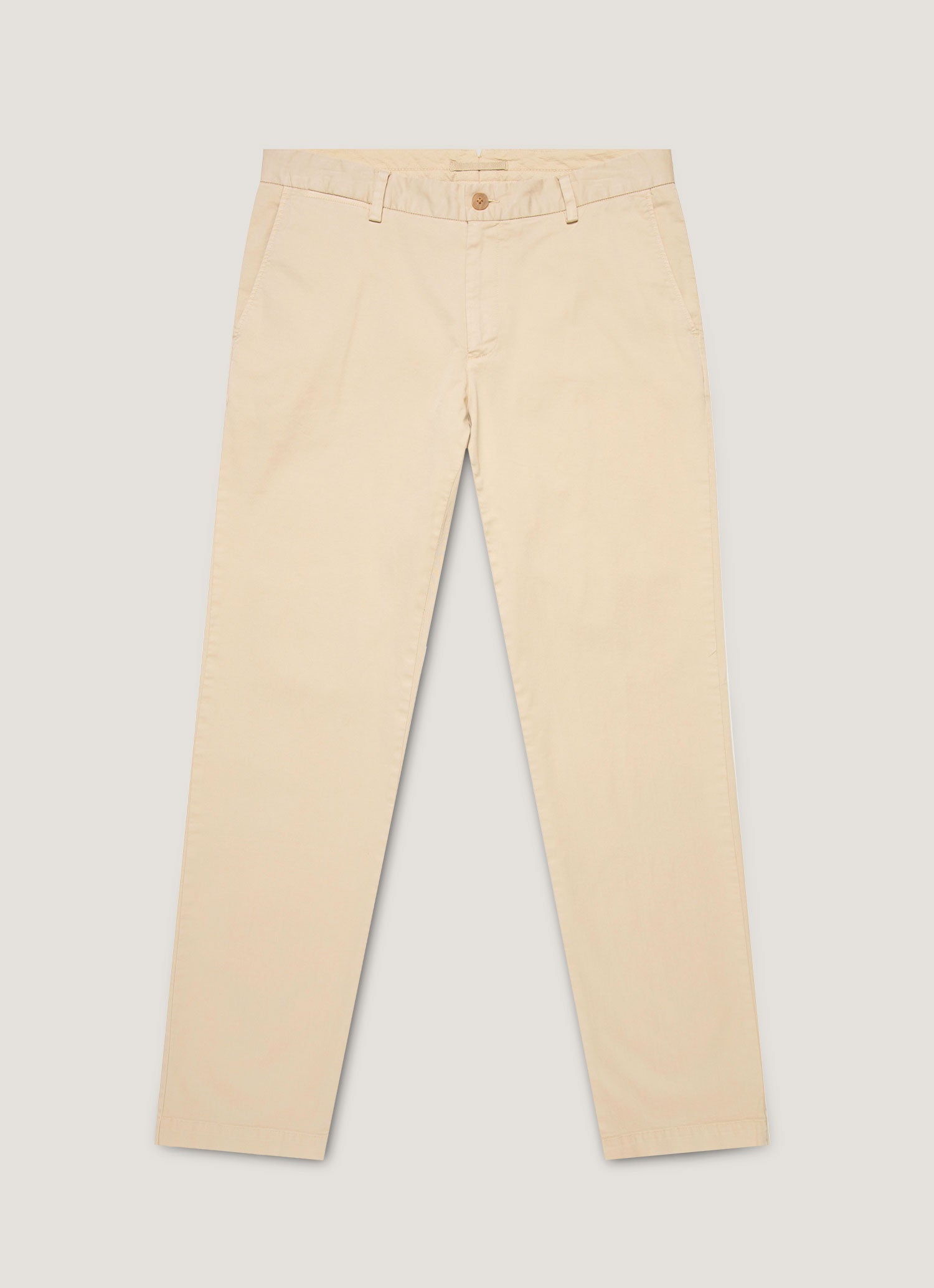 Men's Slim Fit Chino in Light Stone