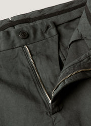 Men's Cotton Linen Trouser in Charcoal