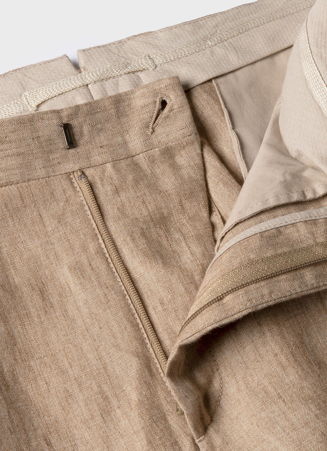Men's Linen Two-Piece Suit in Dune Melange