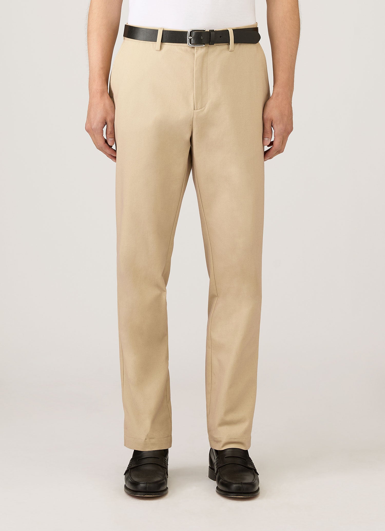 Men's Cotton Drill Trouser in Light Stone