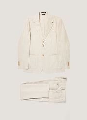 Men's Linen Two-Piece Suit in Sand