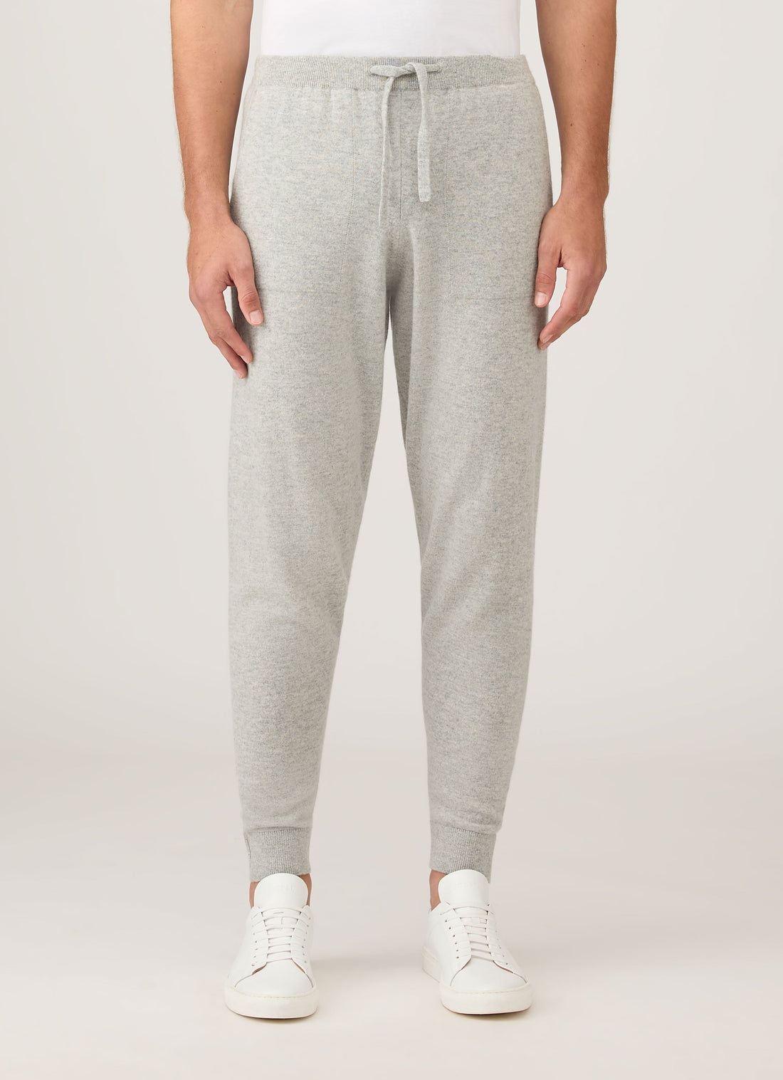 Men's Cashmere Lounge Pant in Grey Melange