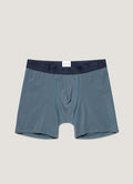 Men's Stretch Cotton Boxer Briefs in Dark Petrol