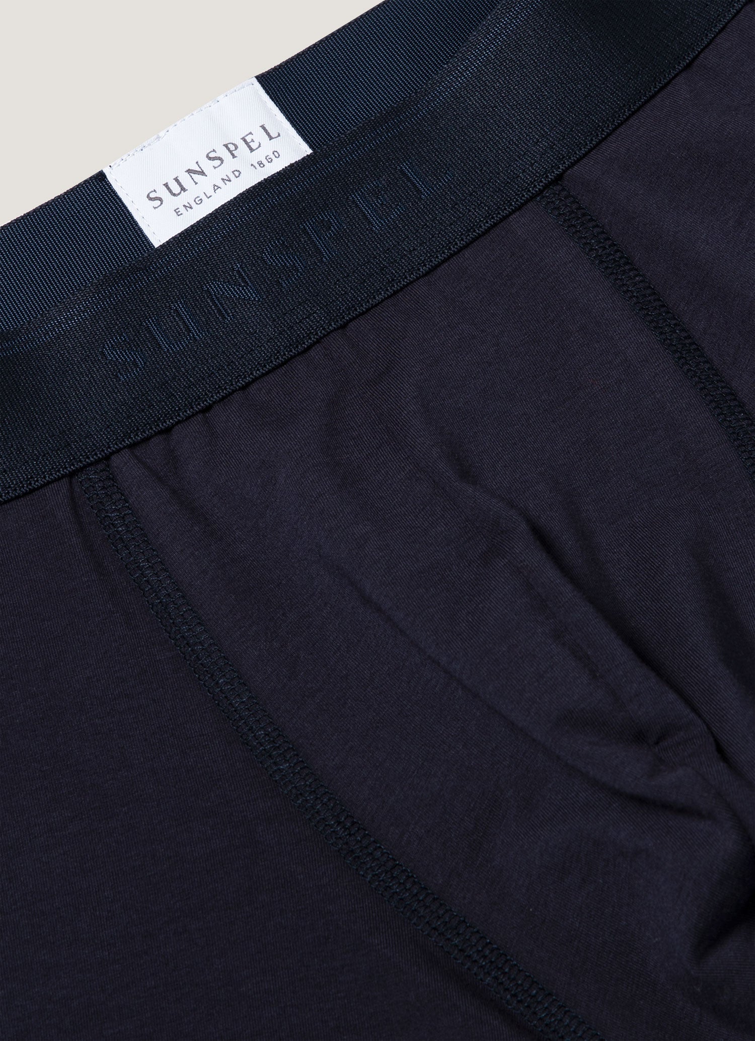 Men's Stretch Cotton Trunks in Navy