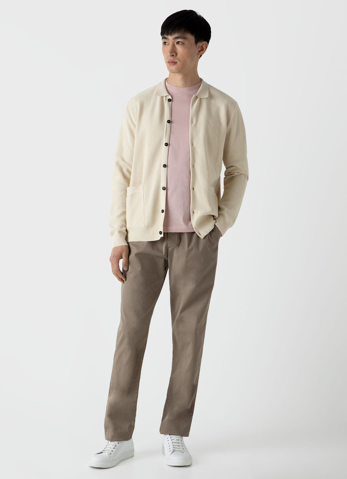 Men's Classic T-shirt in Shell Pink