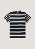 Navy/Ecru Breton Stripe