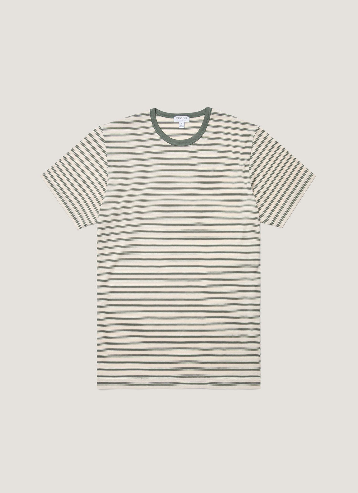 Men's Classic T-shirt in Dusk Green/Undyed