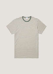Men's Classic T-shirt in Dusk Green/Undyed