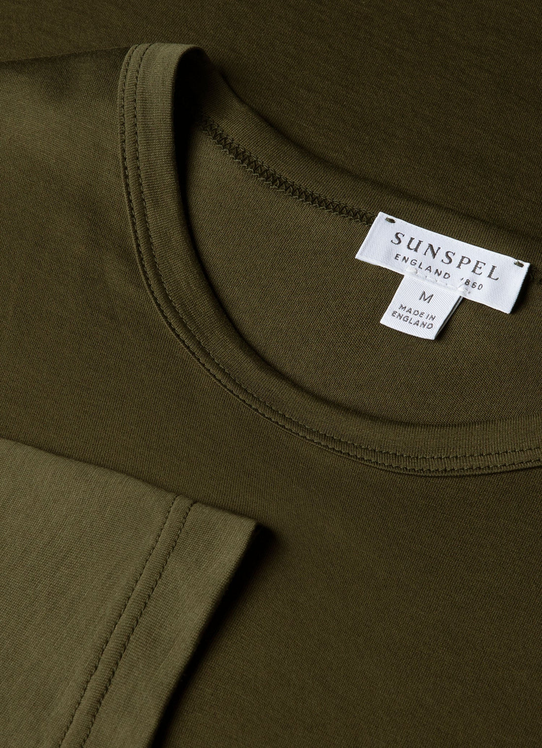 Men's Long Sleeve Classic T-shirt in Deep Olive