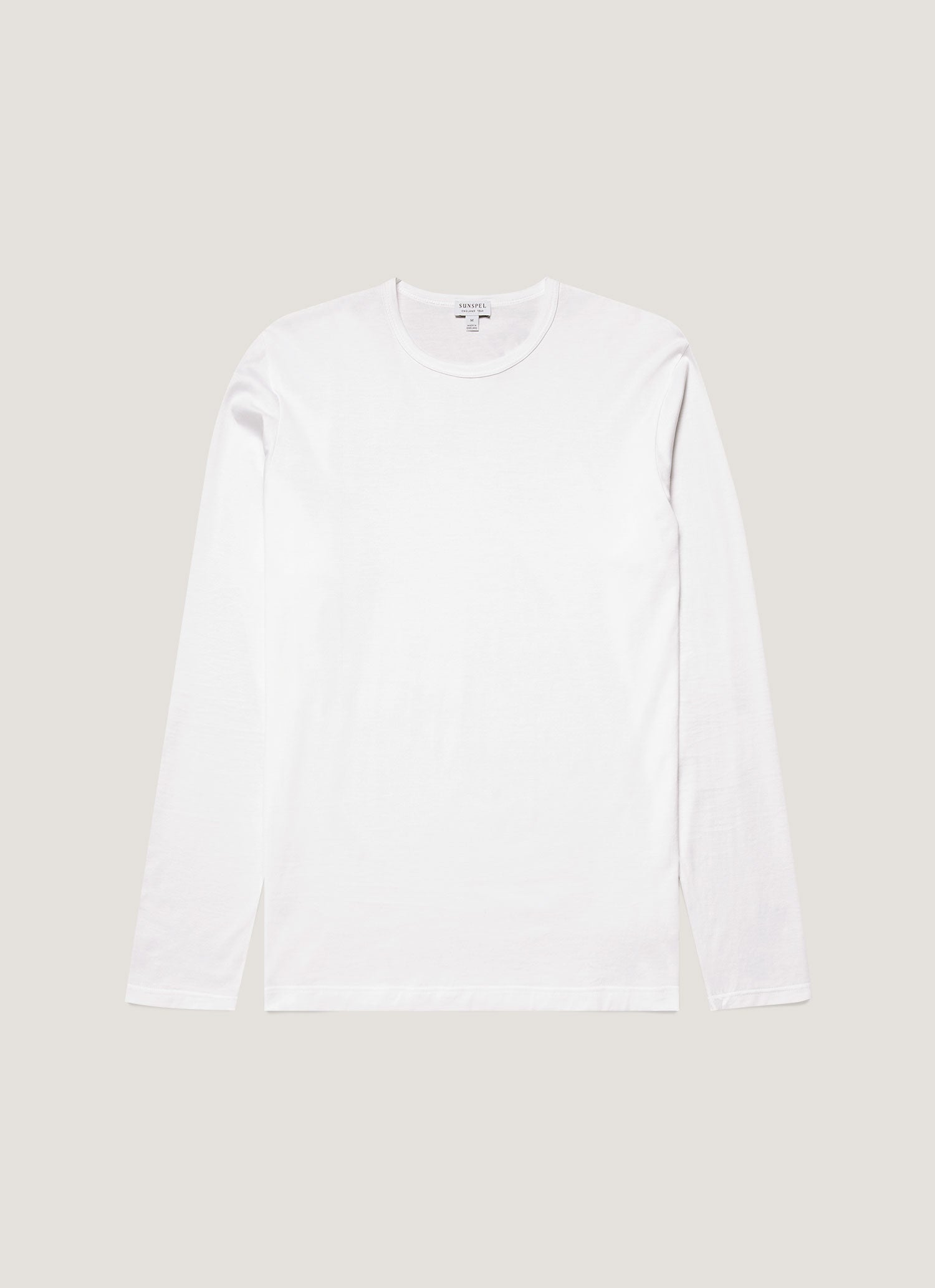 Men's Classic Long Sleeve T-shirt in White