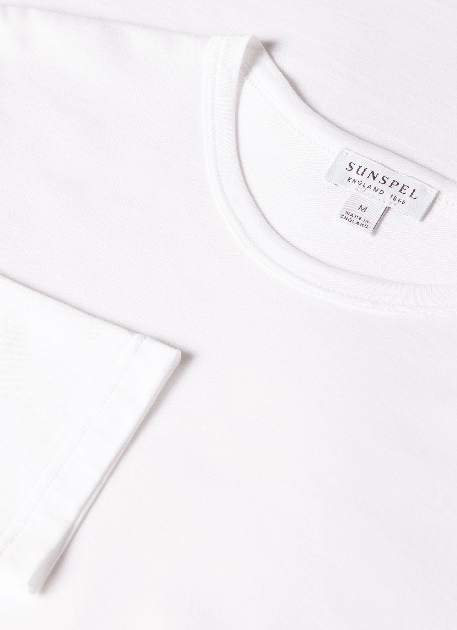 Men's Classic Long Sleeve T-shirt in White