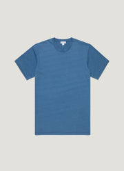 Men's Riviera Midweight T-shirt in Mid Indigo Wash