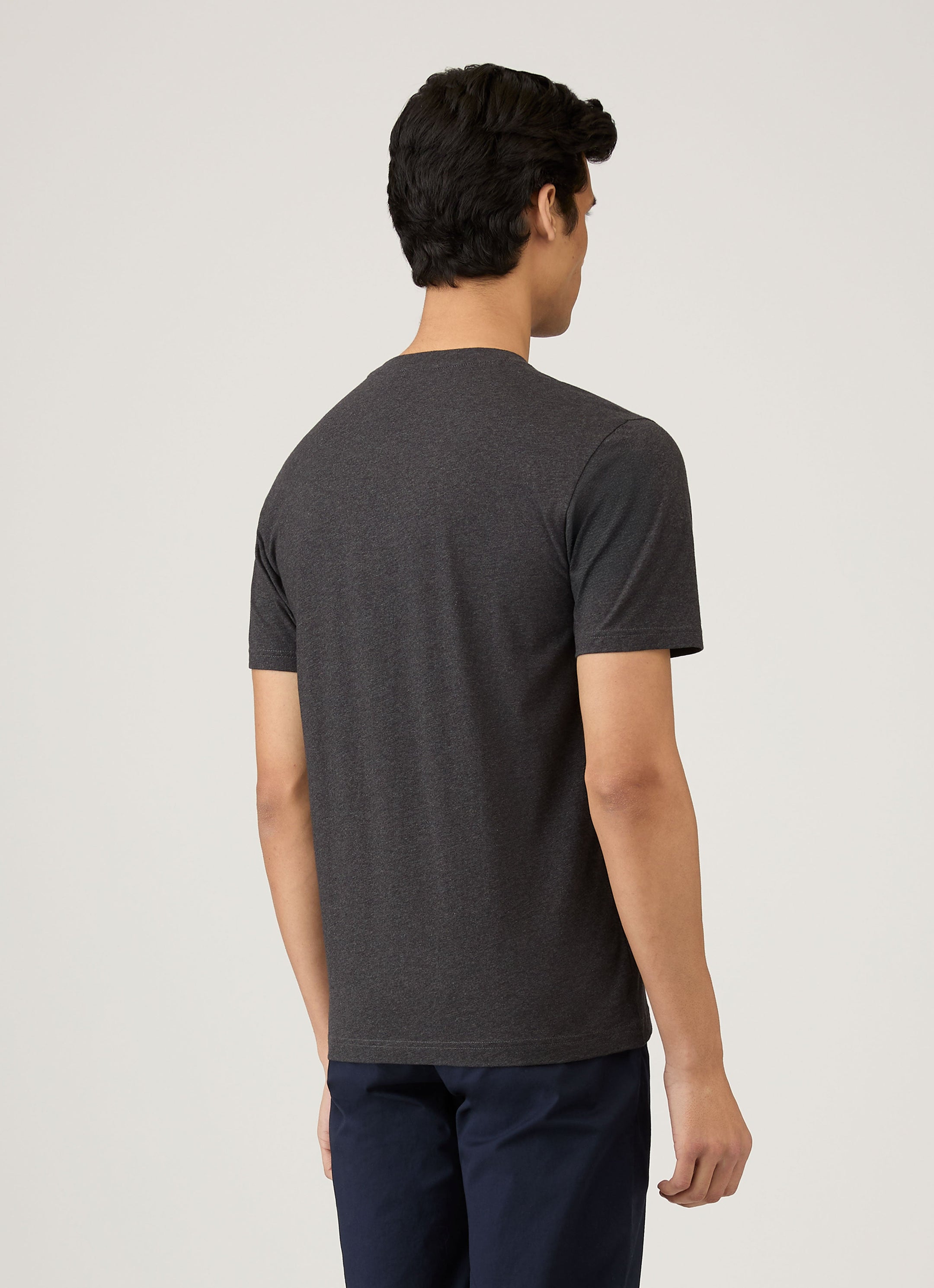 Men's Riviera T-shirt in Charcoal Melange