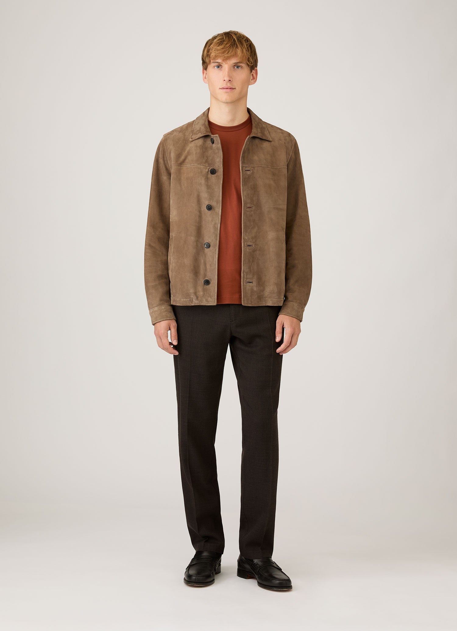 Men's Riviera Midweight T-shirt in Rust