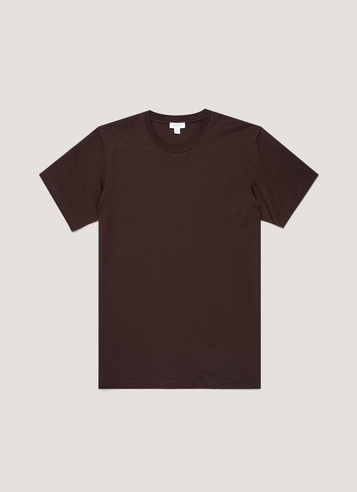 Men's Riviera Midweight T-shirt in Dark Chocolate