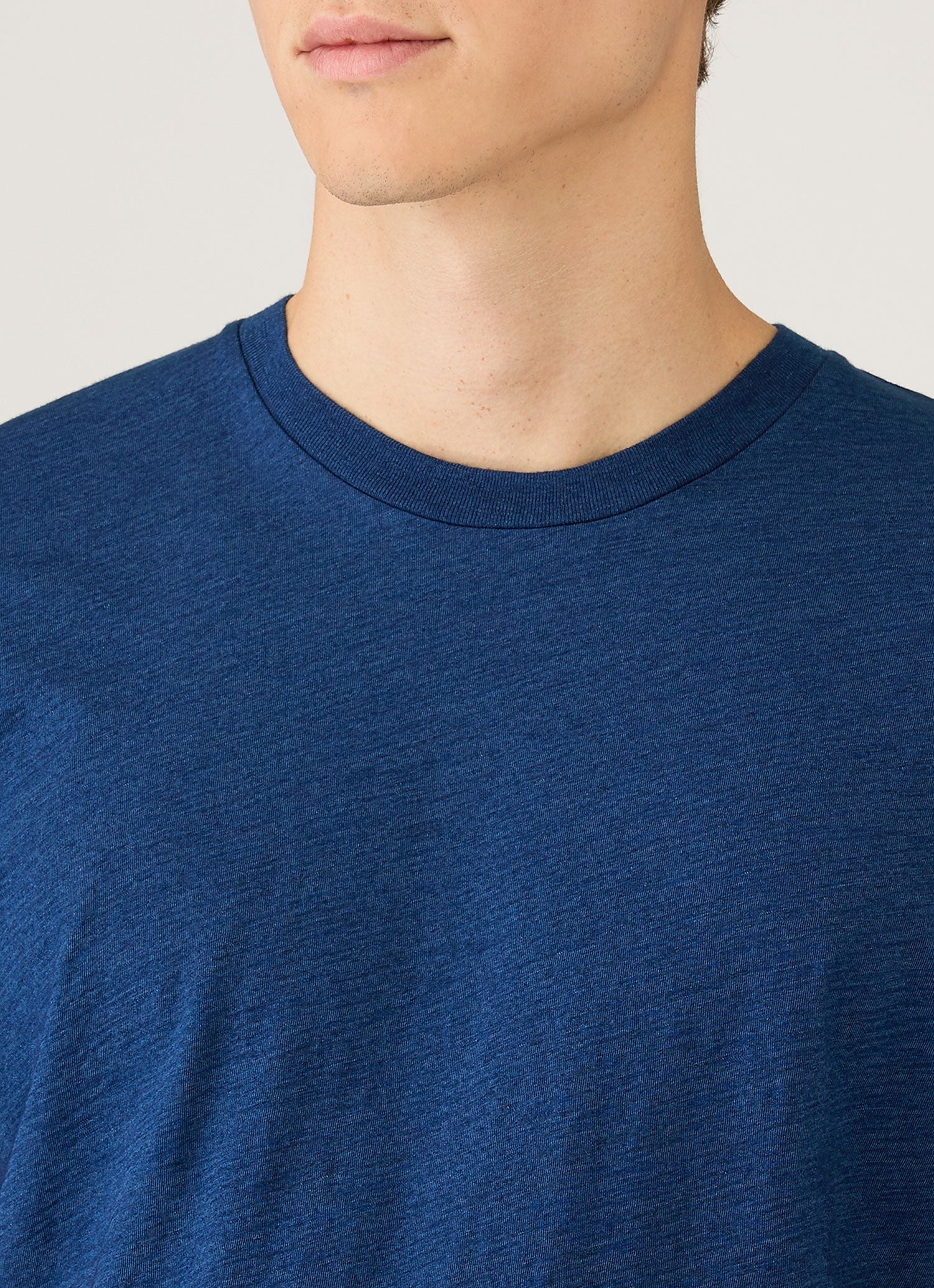 Men's Riviera Midweight T-shirt in Real Indigo