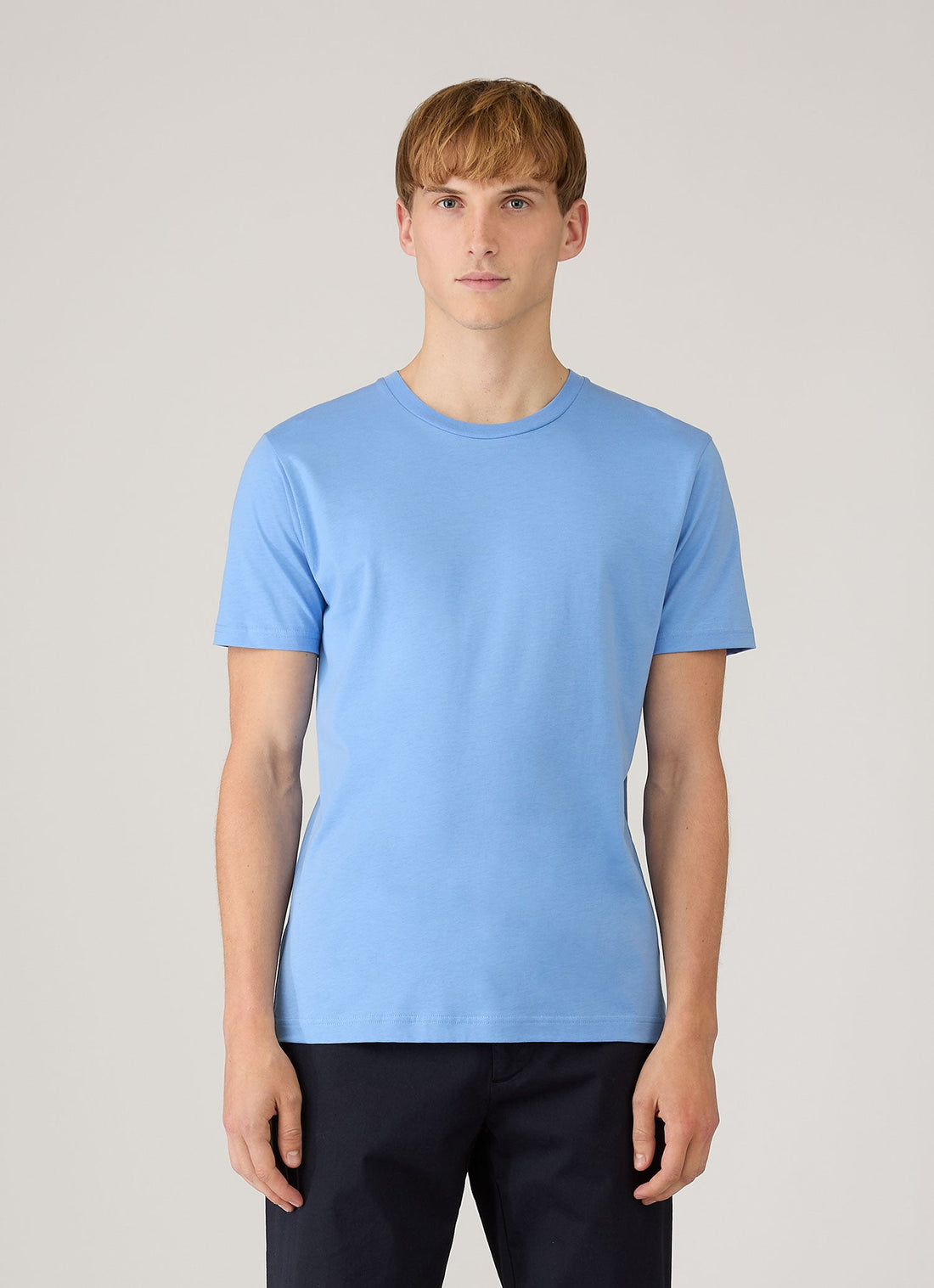 Men's Riviera Midweight T-shirt in Azure Blue