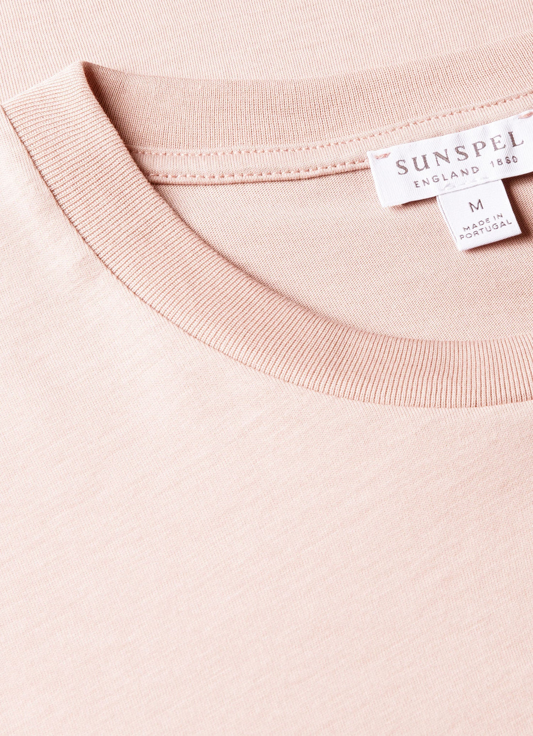 Men's Riviera Midweight T-shirt in Pale Pink