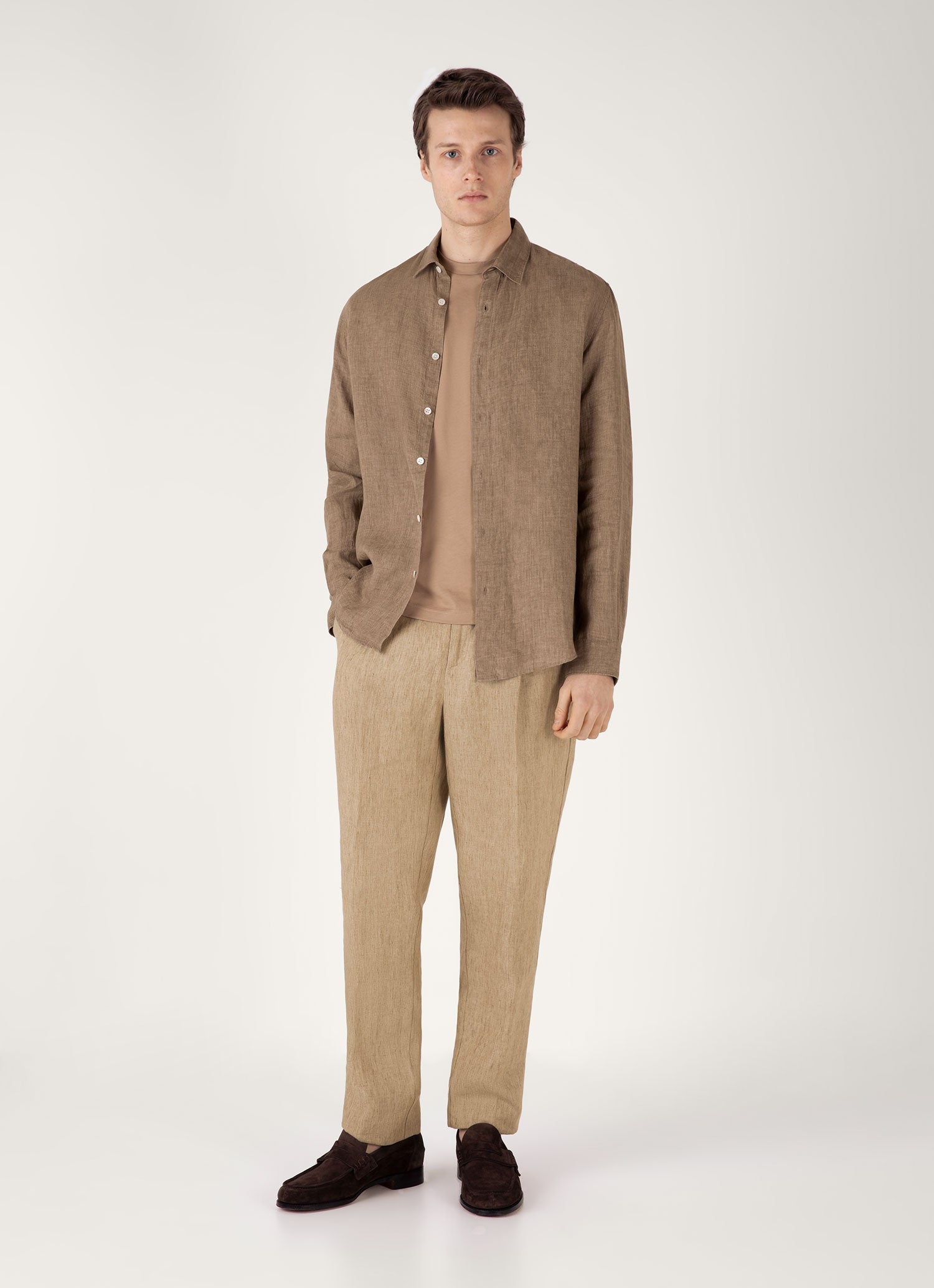 Men's Riviera Midweight T-shirt in Dune