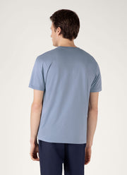 Men's Riviera Midweight T-shirt in Vintage Blue