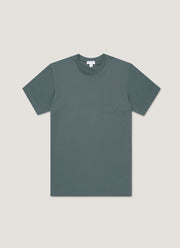 Men's Riviera Midweight T-shirt in Dark Petrol