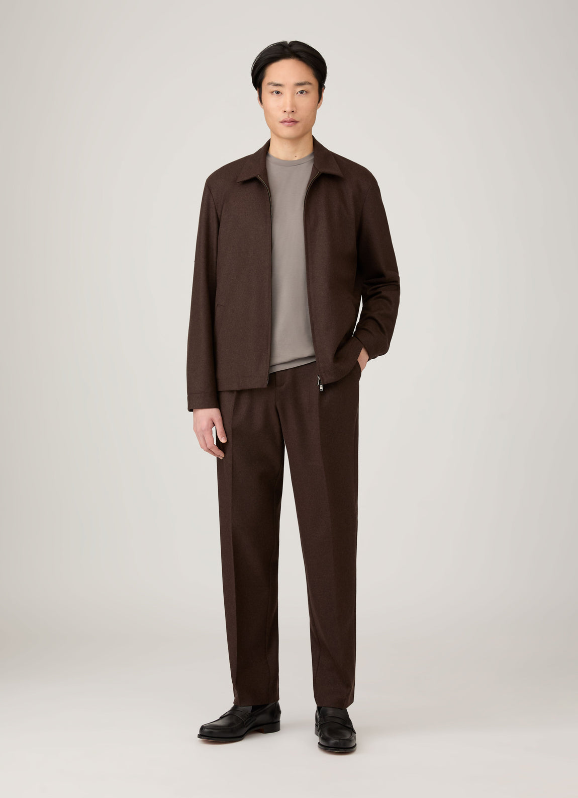 Men's Riviera Midweight T-shirt in Iron Grey