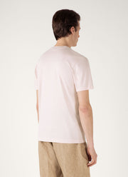 Men's Riviera Midweight T-shirt in Pastel Pink