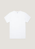 Men's Riviera Midweight V‑neck T-shirt in White