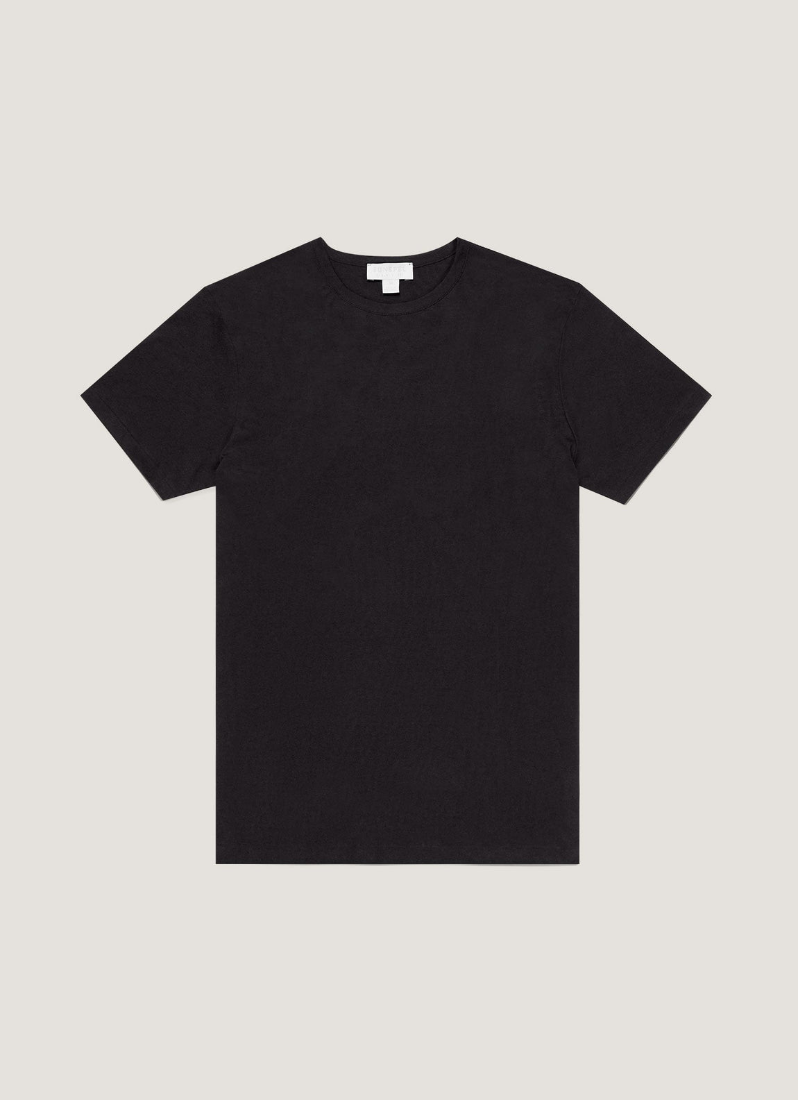 Men's Sea Island Cotton T-shirt in Black