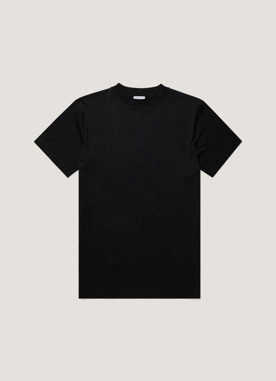 Men's Mock Neck T-shirt in Black