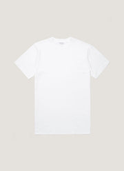 Men's Mock Neck T-shirt in White