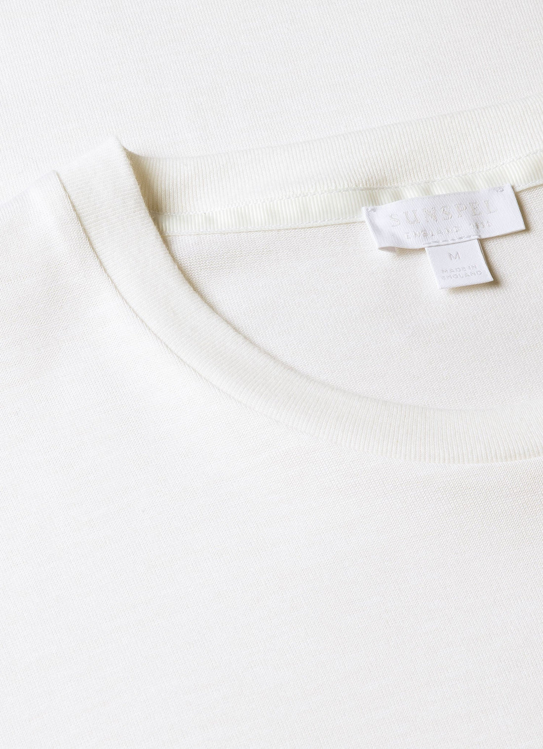 Men's Silk Cotton T-shirt in White