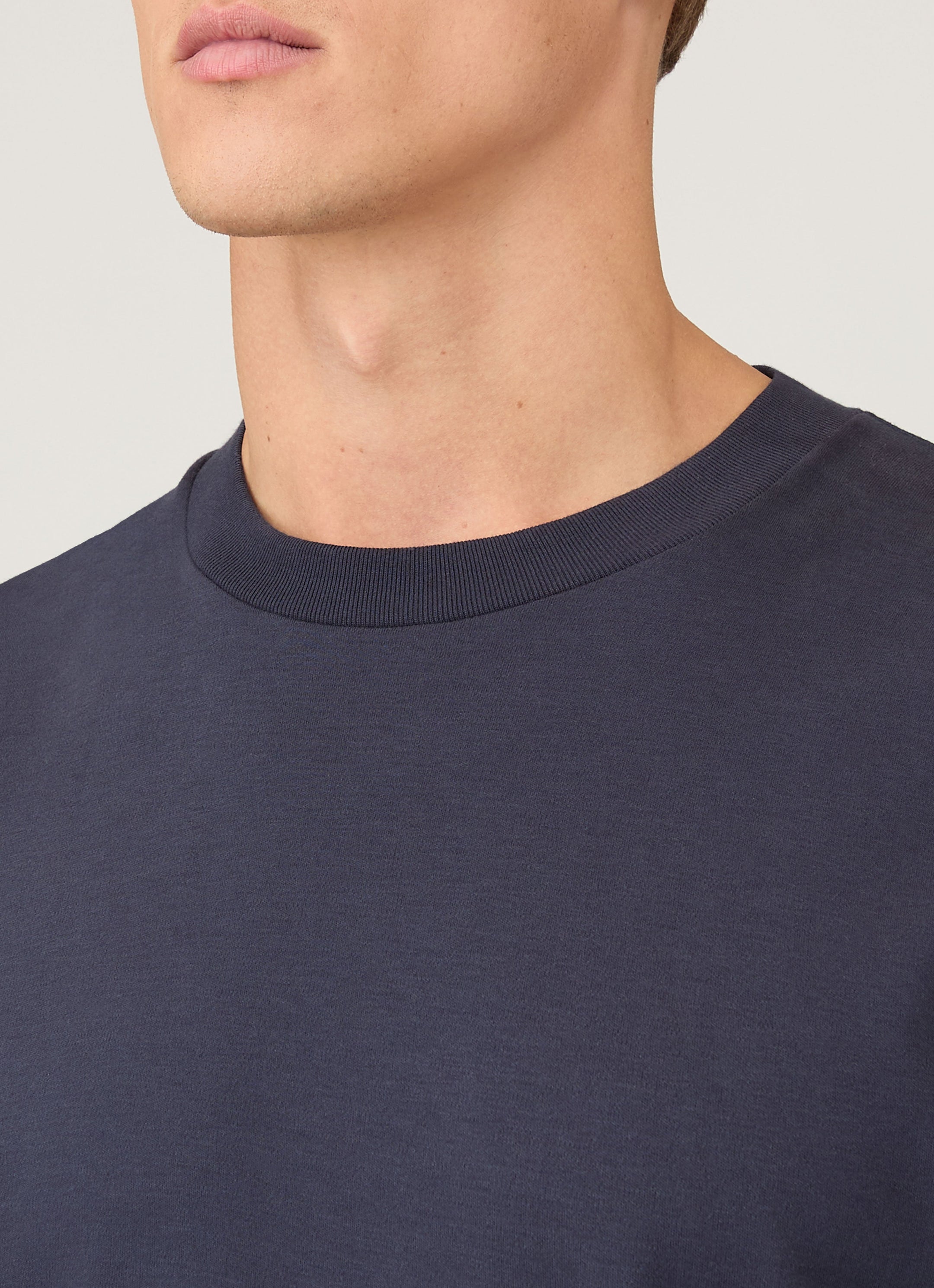 Men's Oversized Heavyweight T-shirt in Navy