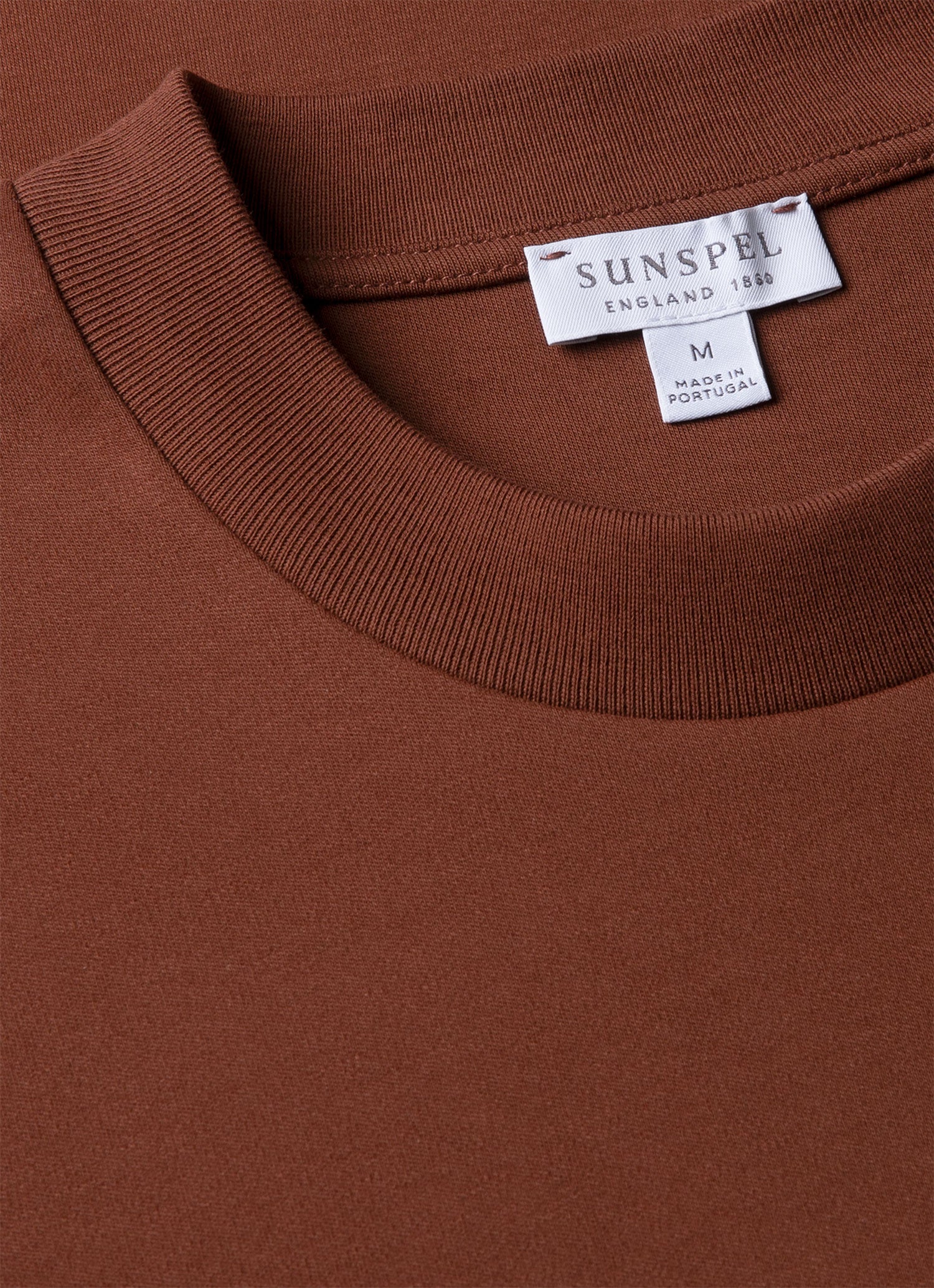 Men's Relaxed Fit Heavyweight T-shirt in Conker Brown
