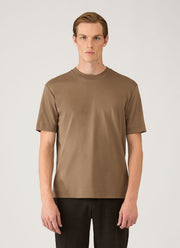 Men's Relaxed Fit Heavyweight T-shirt in Dark Cedar