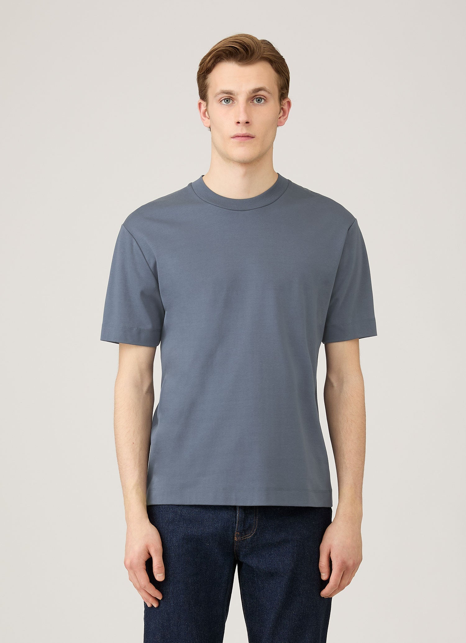 Men's Relaxed Fit Heavyweight T-shirt in Slate Blue