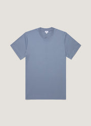 Men's Relaxed Fit Heavyweight T-shirt in Vintage Blue
