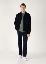 Men's Relaxed Fit Heavyweight T-shirt in Dusk Green