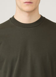 Men's Relaxed Fit Heavyweight T-shirt in Dark Green