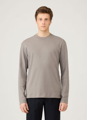 Men's Long Sleeve Heavyweight T-shirt in Iron Grey