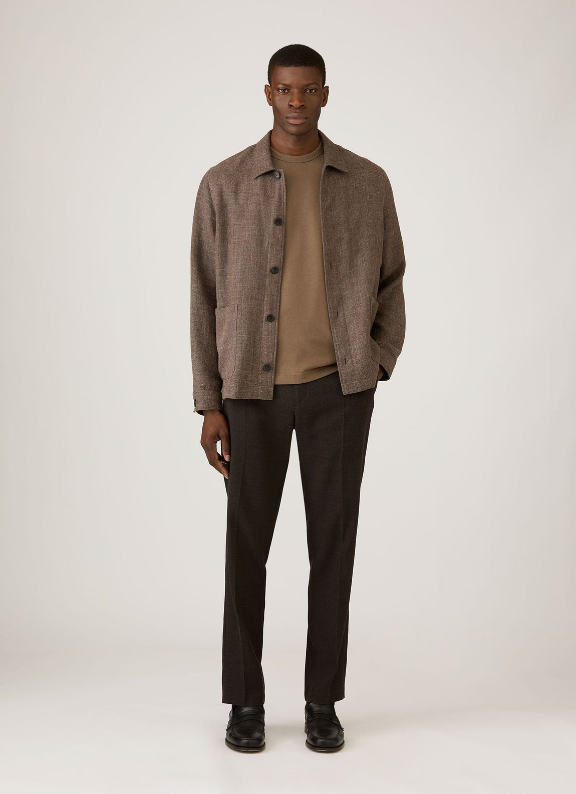 Men's Heavyweight Jersey T-shirt in Dark Cedar