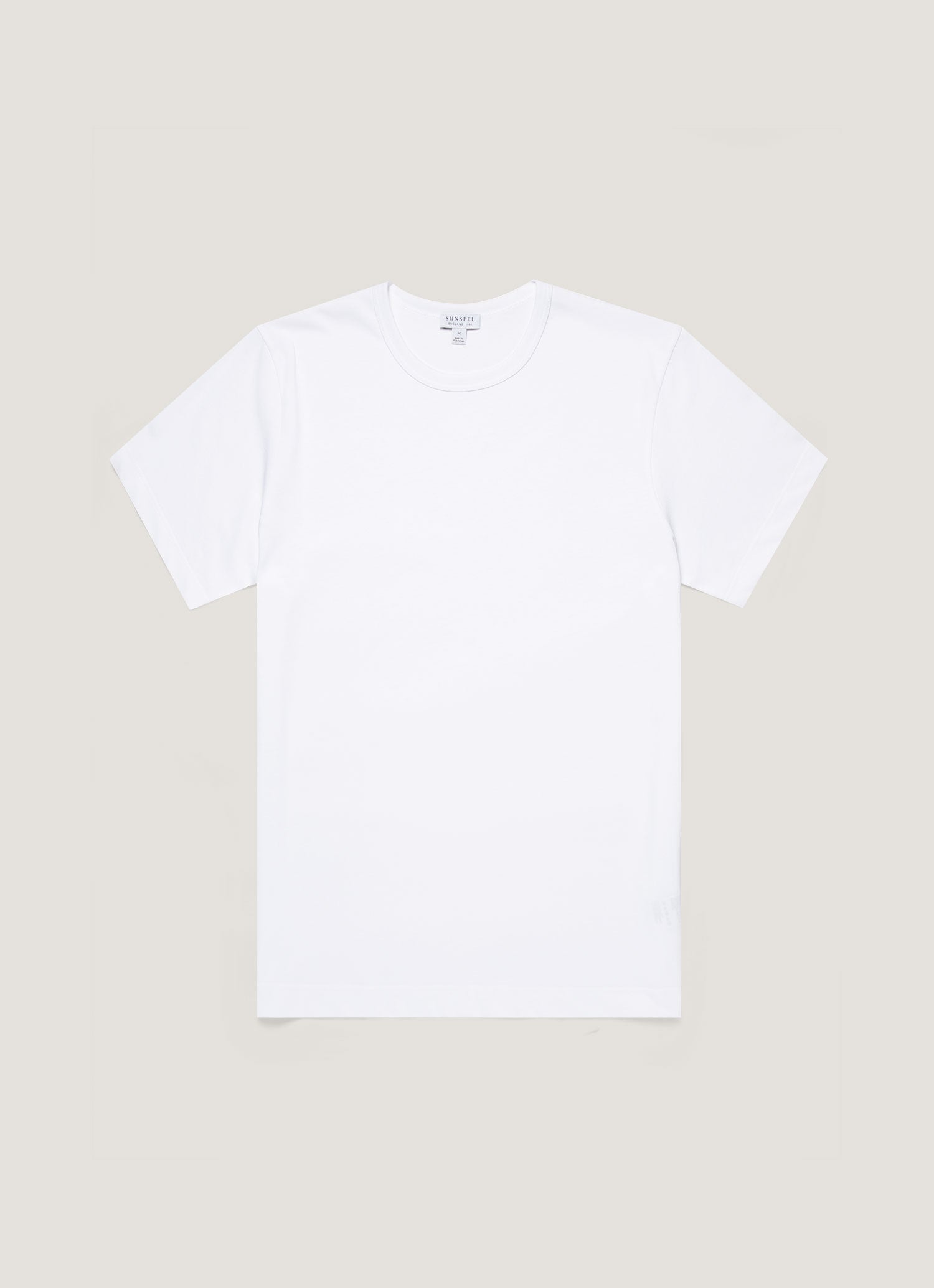 ヘビーウェイト クラシック Tシャツ（White）| Sunspel