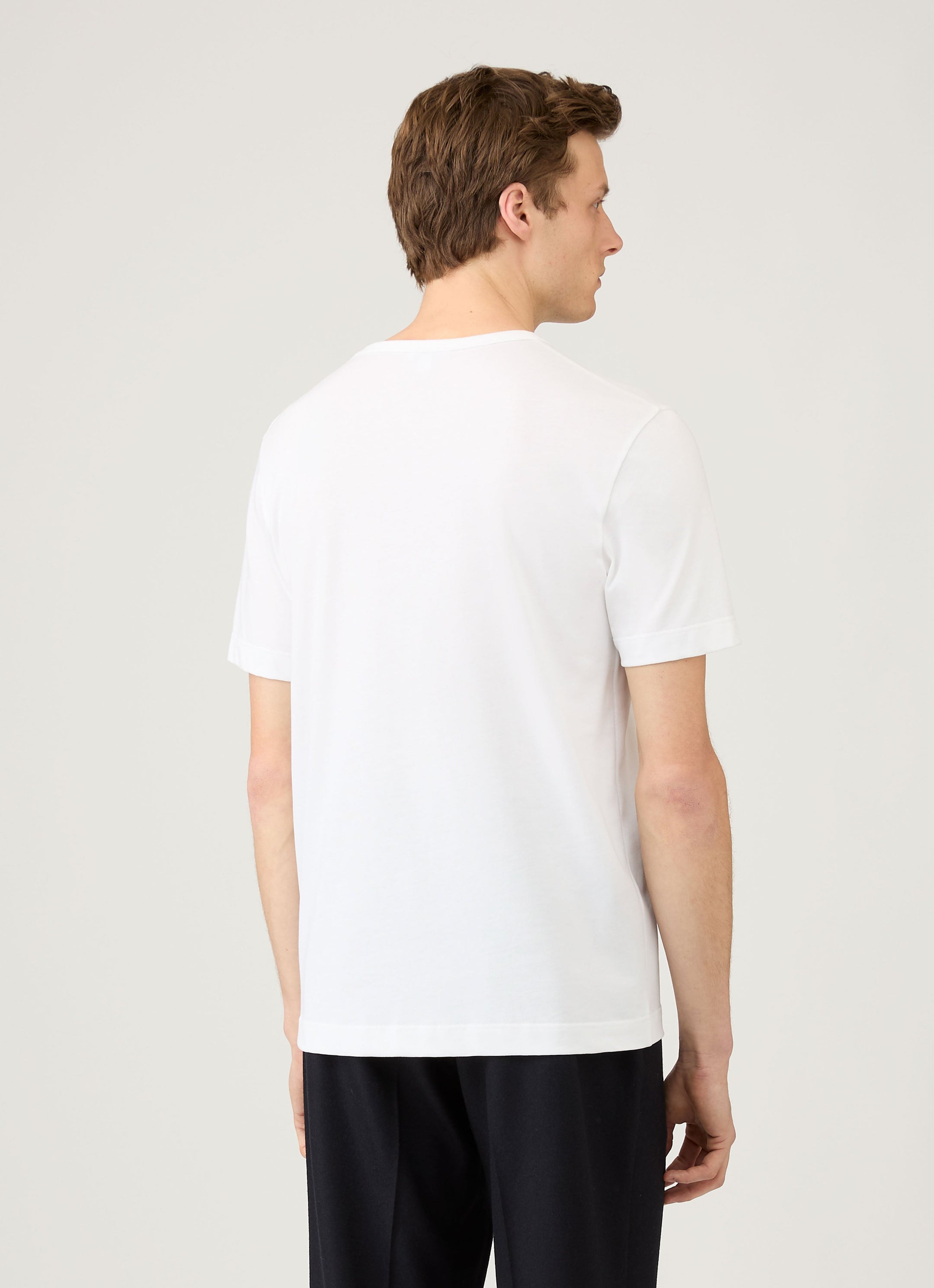 Men's Single Jersey T-shirt in White