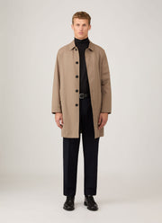 Men's Roll Neck Heavyweight T-shirt in Black