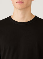 Men's Long Sleeve Heavyweight Jersey T-shirt in Black