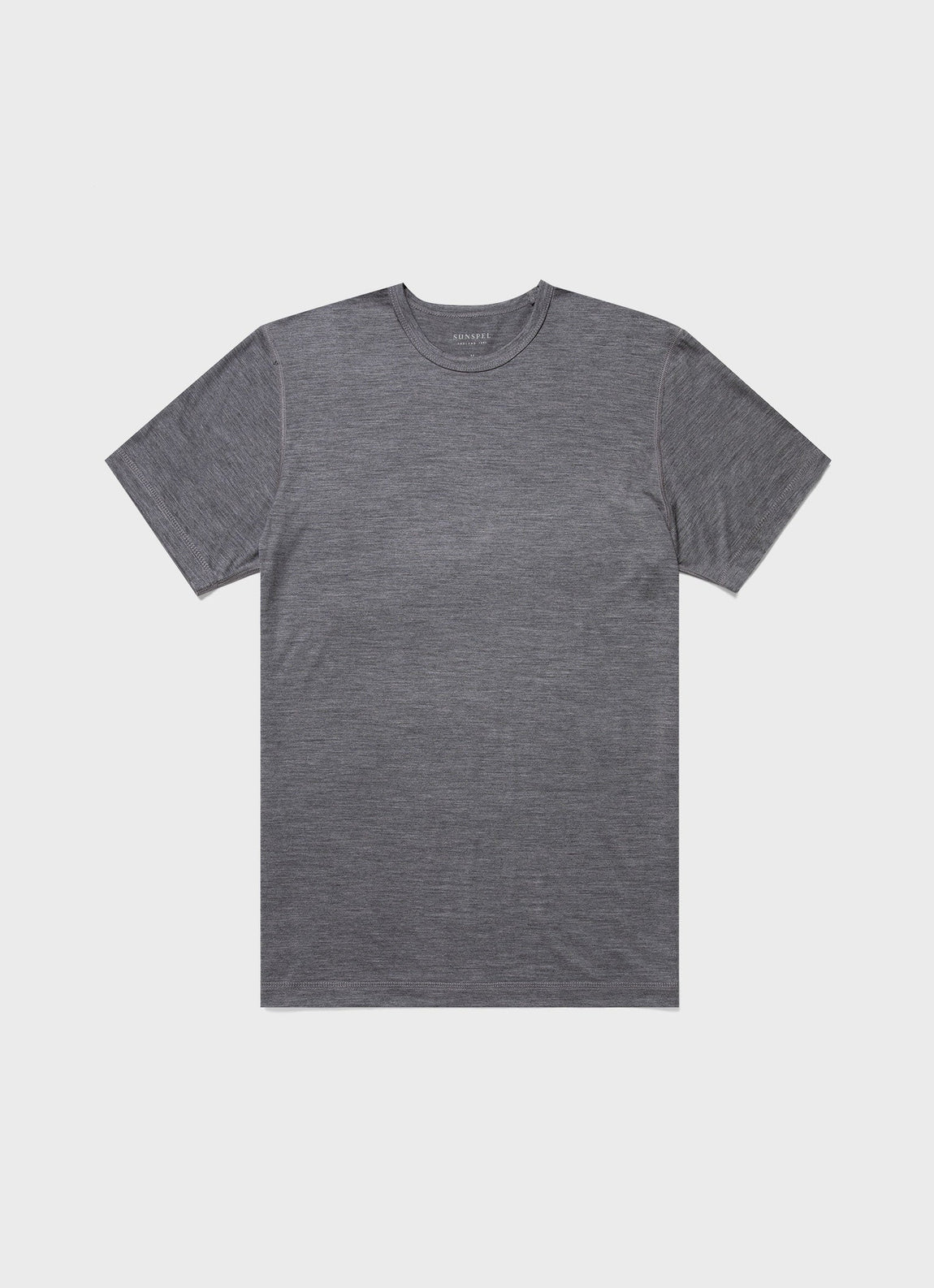 Men's Merino Long Sleeve Base Layer in Grey Melange